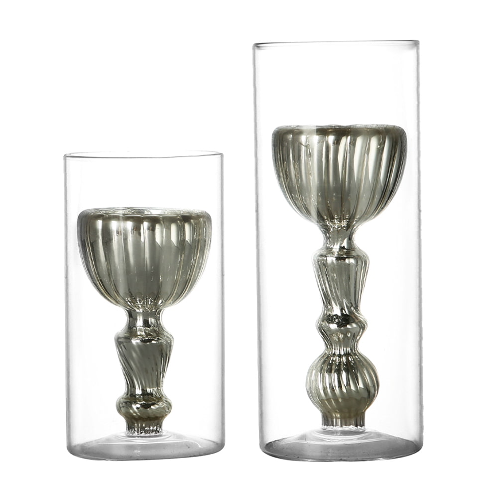 Candelabro de vidrio