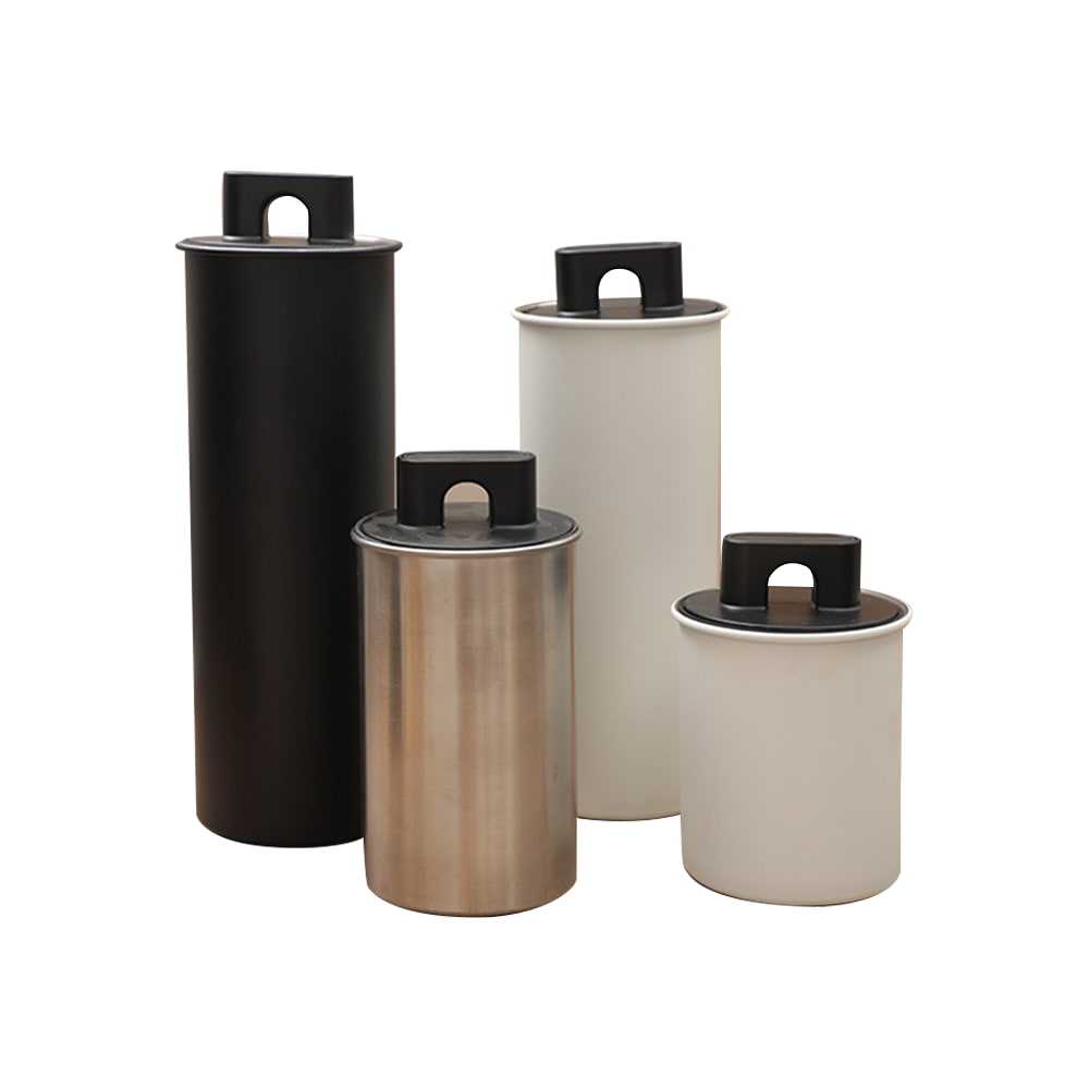 Tarro de almacenamiento al vacío de acero inoxidable (reductor de aire)