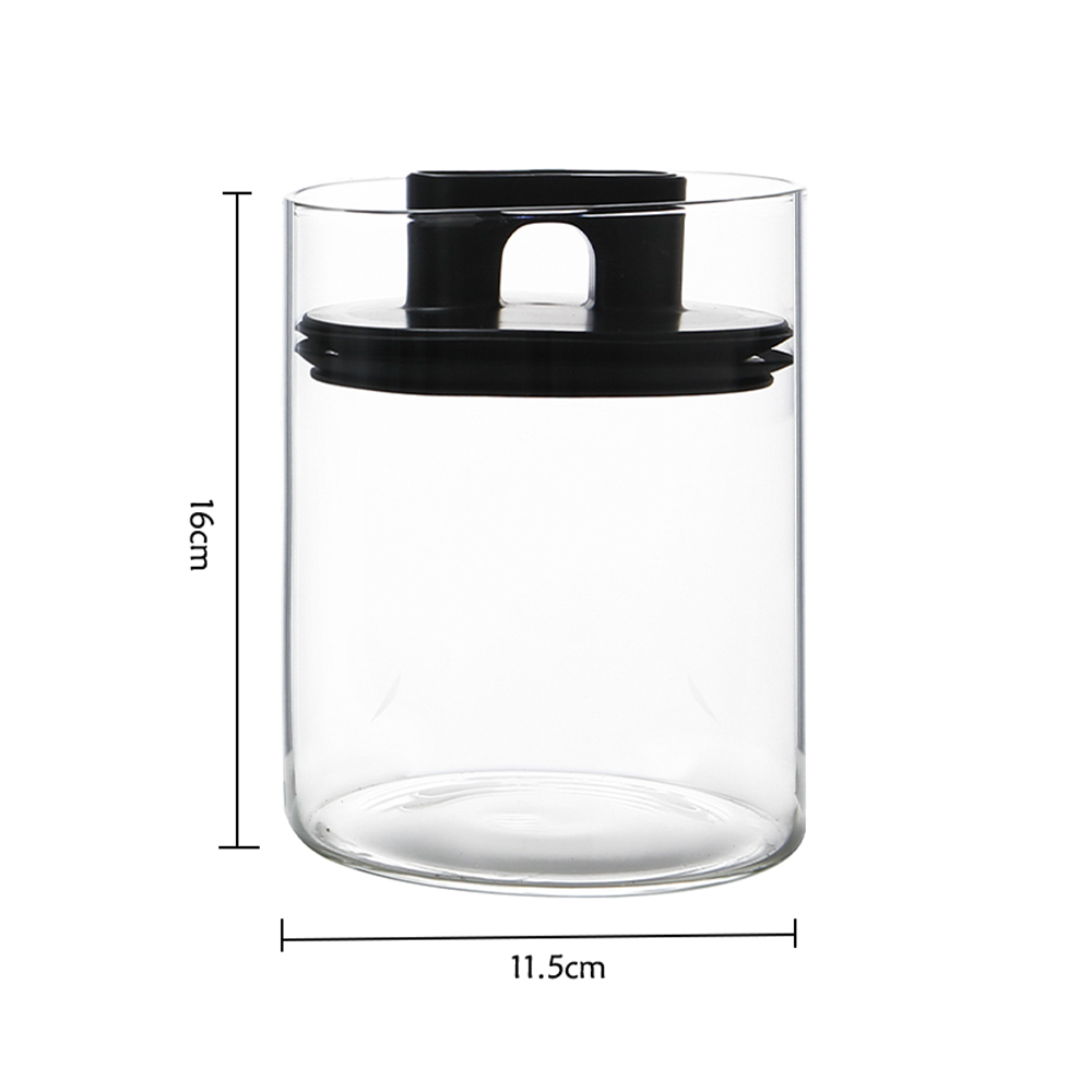 Tarro de vidrio para almacenamiento al vacío