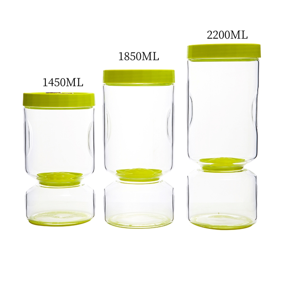 Tarro de pepinillos con asas ranuradas