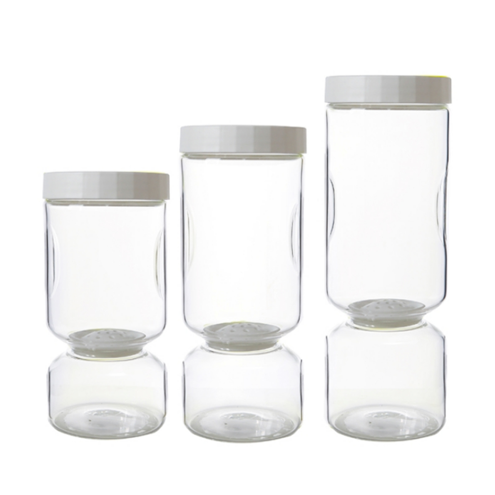 Tarro de pepinillos con asas ranuradas