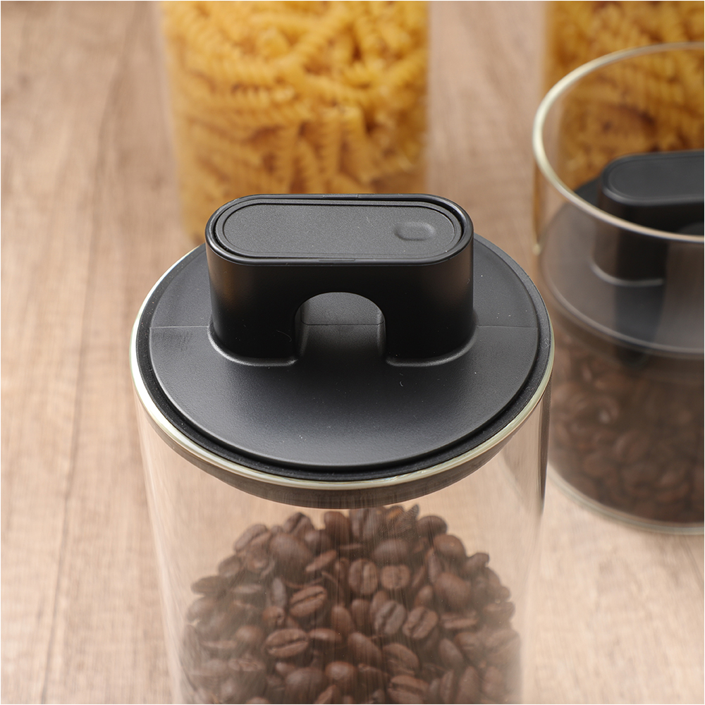 Tarro de vidrio para almacenamiento al vacío