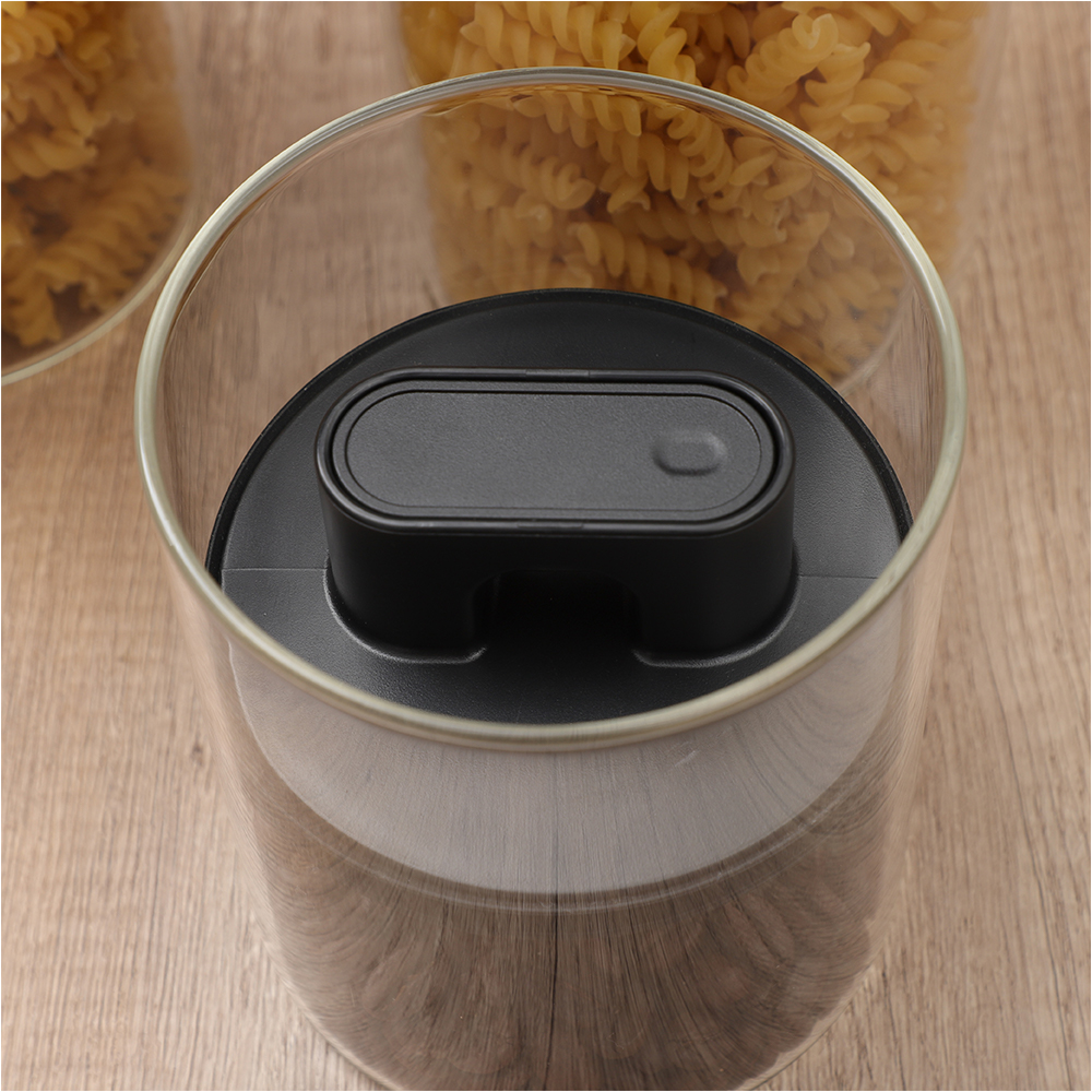 Tarro de vidrio para almacenamiento al vacío